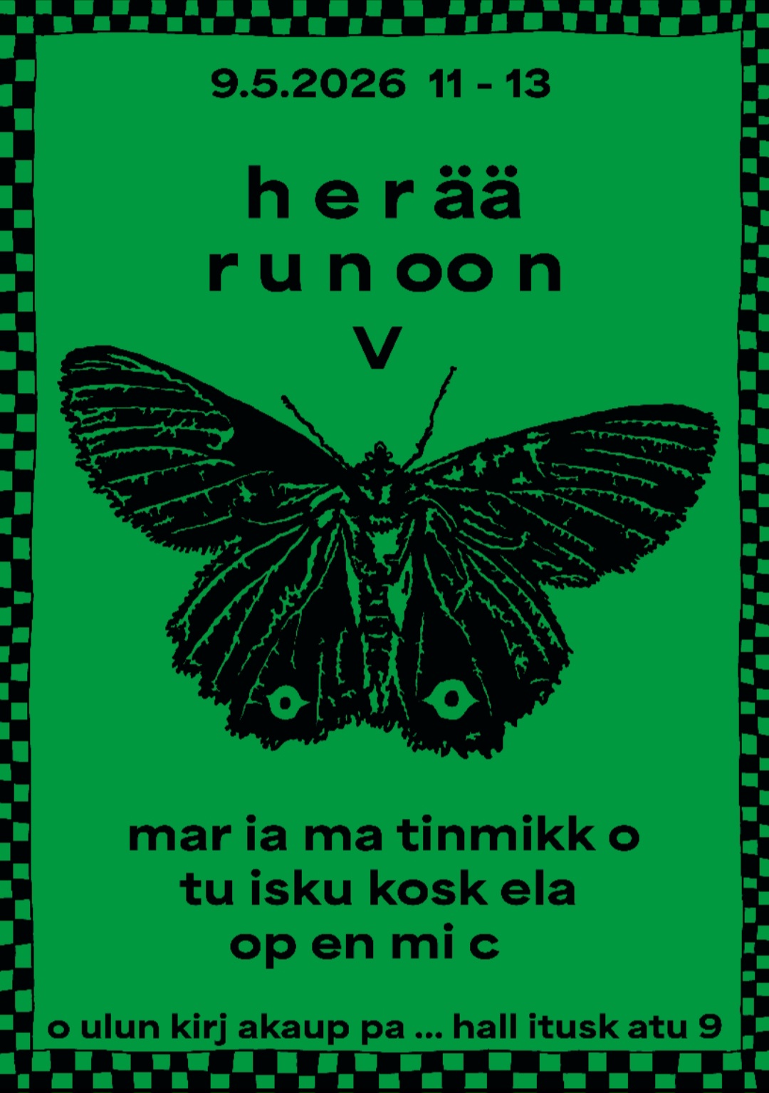 Herää runoon V Herää runoon V