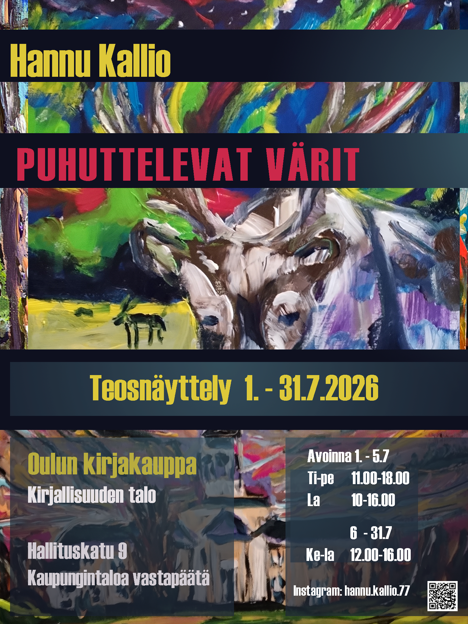 Hannu Kallion näyttely 1.-31.7.2026
